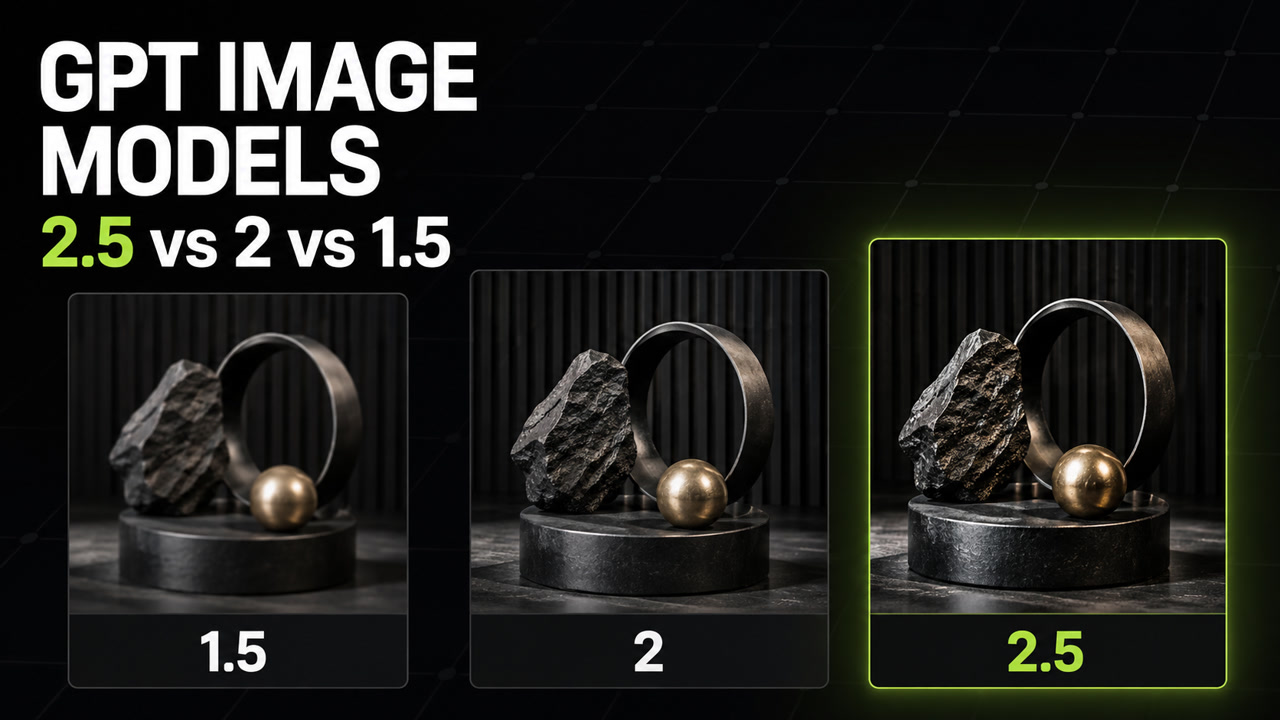 GPT Image 2.5 vs GPT Image 2 vs GPT Image 1.5: What Actually Changes?